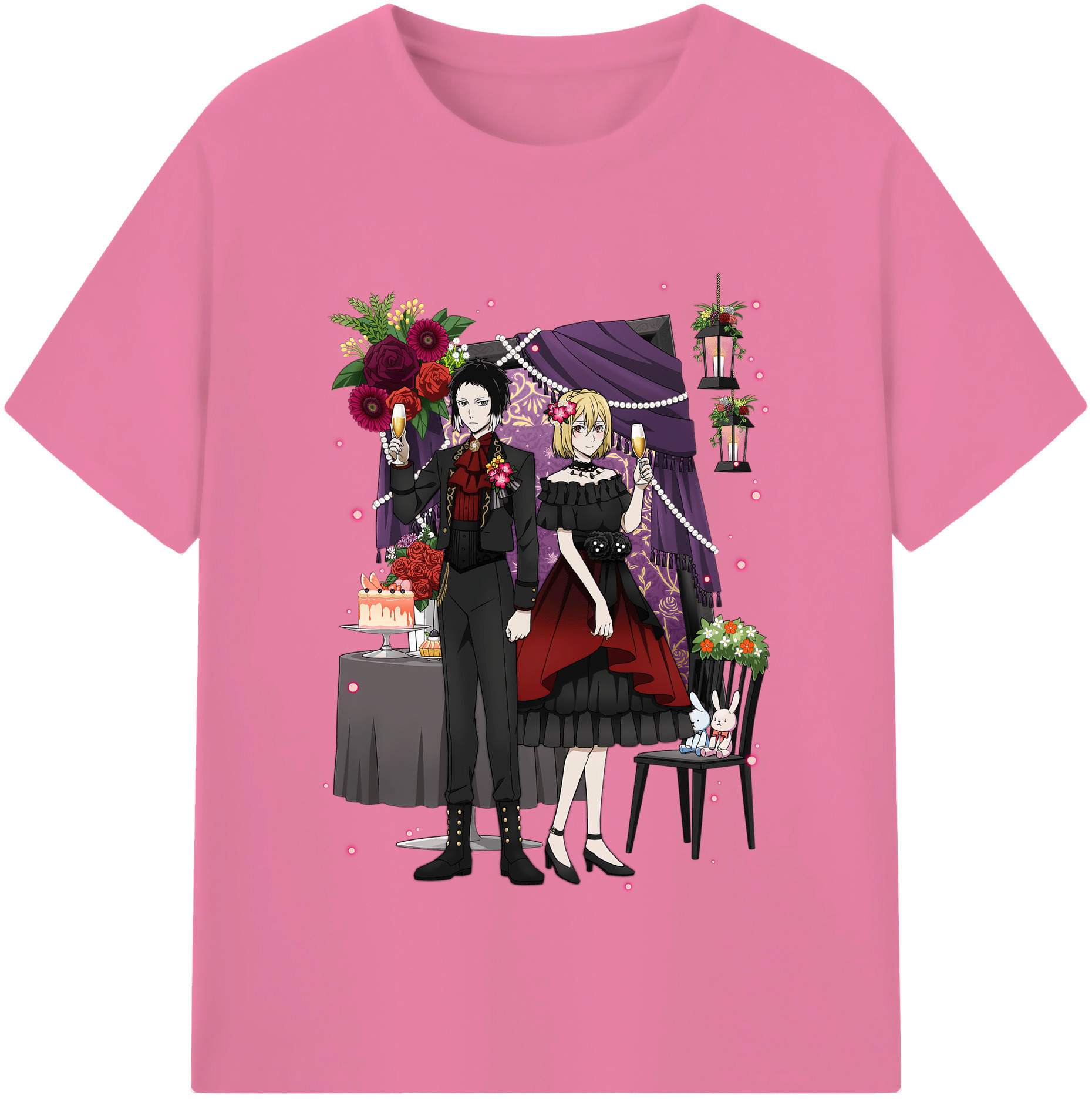 （画像用） 文豪ストレイドッグス Bungo Stray Dogs 綿100％半袖Tシャツ（フロントプリント）